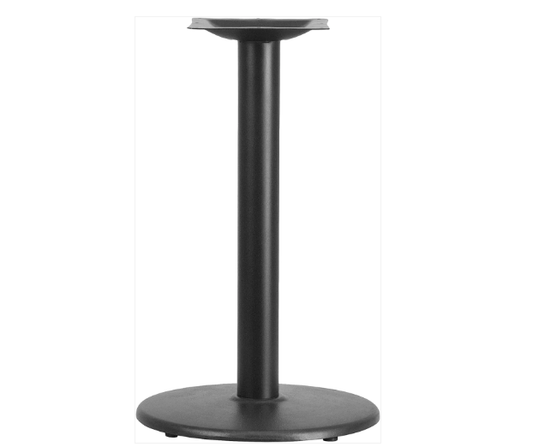 Flash Furniture Beverly 18'' Round Restaurant Table Base with 3'' Dia. Table Height Column