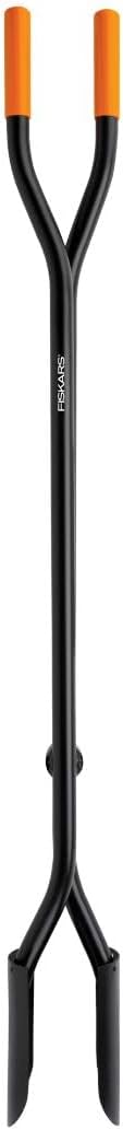 Fiskars 60" Steel Posthole Digger - Long-Handled Construction and Outdoor Tool - Digger Tool and Garden Tiller for Soil - Lawn and Garden Tools - Black\/Orange