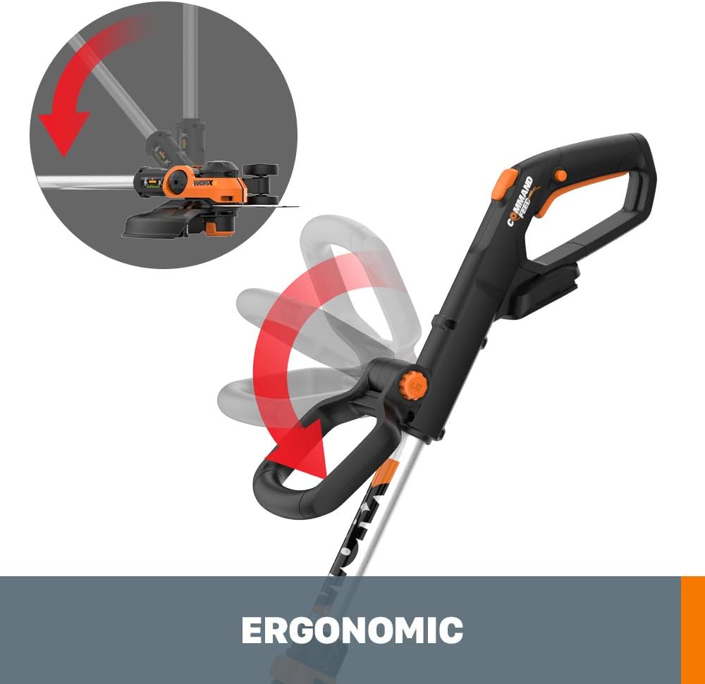 Worx String Trimmer Cordless 3.0 20V PowerShare 12" Edger & Weed Trimmer (Tool Only) WG163.9