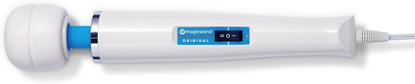 Authentic Magic Wand Massager Original HV-260 \u2013 Plug-in 2-Speed with Flexible Neck & Ultra-Powerful Motor for Deep, Rumbling, Muscle Relaxing Vibrations. 6-Foot Cord, 1-Year Warranty