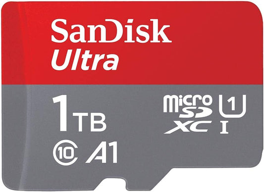 [Older Version] SanDisk 1TB Ultra microSDXC UHS-I Memory Card with Adapter - 120MB\/s, C10, U1, Full HD, A1, Micro SD Card - SDSQUA4-1T00-GN6MA
