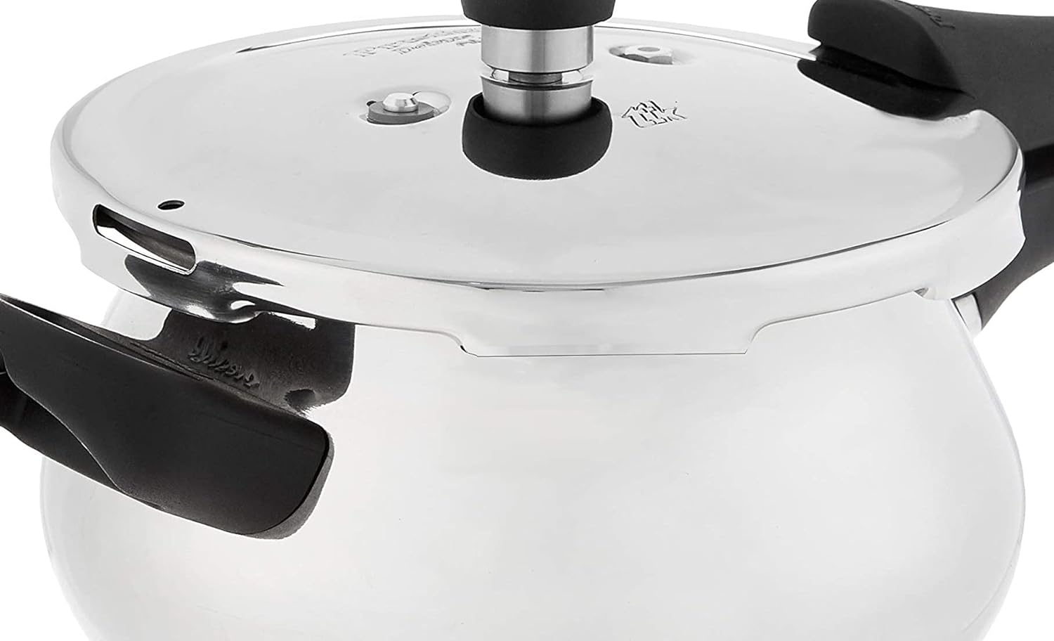 Prestige Deluxe Stainless Steel Mini Handi Pressure Cooker, 3.3-Liter