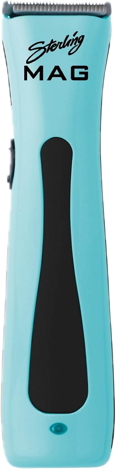 Wahl Professional - Sterling Mag Trimmer - Barber-Quality Electric Cordless Hair Trimmer with Rotary Motor and Lithium-Ion Battery, Black\/Aqua
