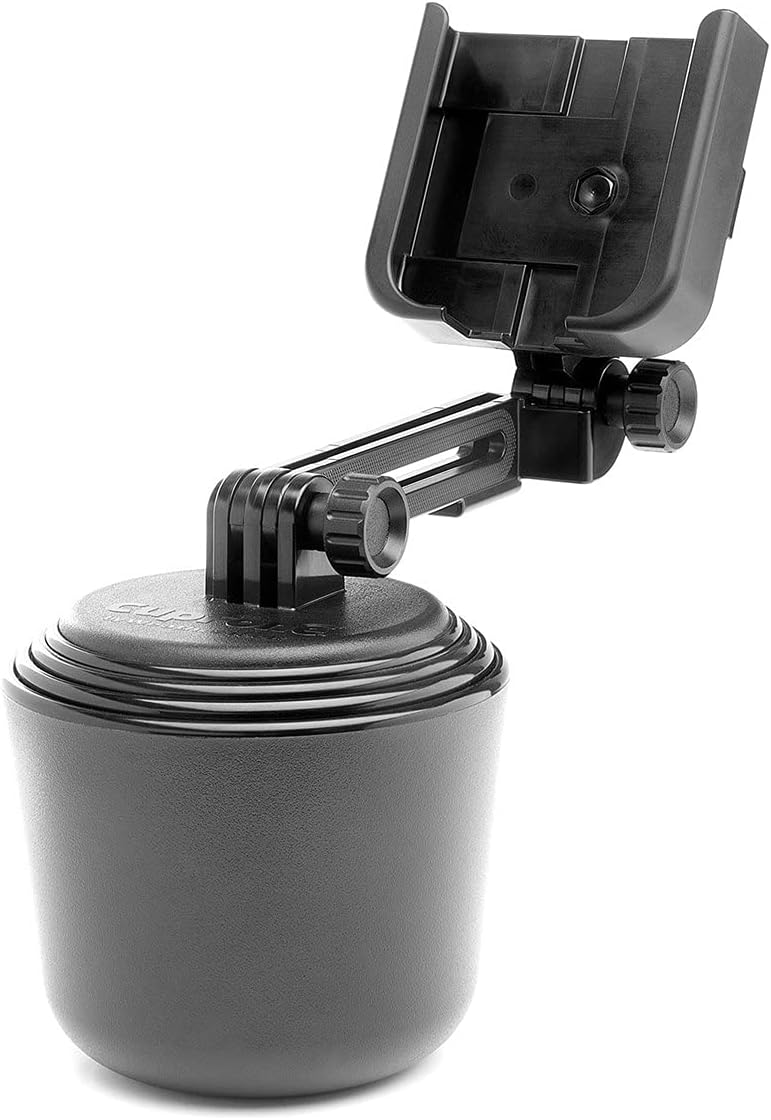 WeatherTech CupFone XL with Extension \u2013 Adjustable, Universal Cup Holder Phone Mount Accessory for Car \u2013 Compatible with iPhone & Other Smartphones \u2013 Open Access Design for Cell Phone Charging