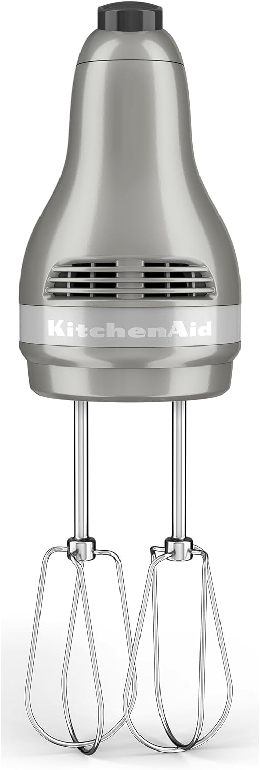 KitchenAid 5-Speed Ultra Power Hand Mixer - KHM512, Contour Silver
