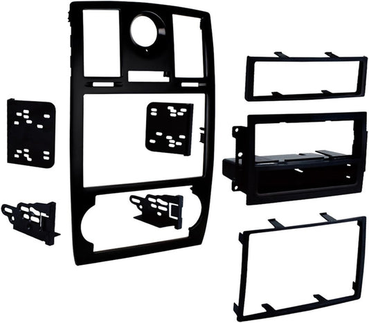 Metra 99-6516B Single\/Double DIN Mounting Kit with OEM Bezel for 2005-07 Chrysler 300 Vehicles