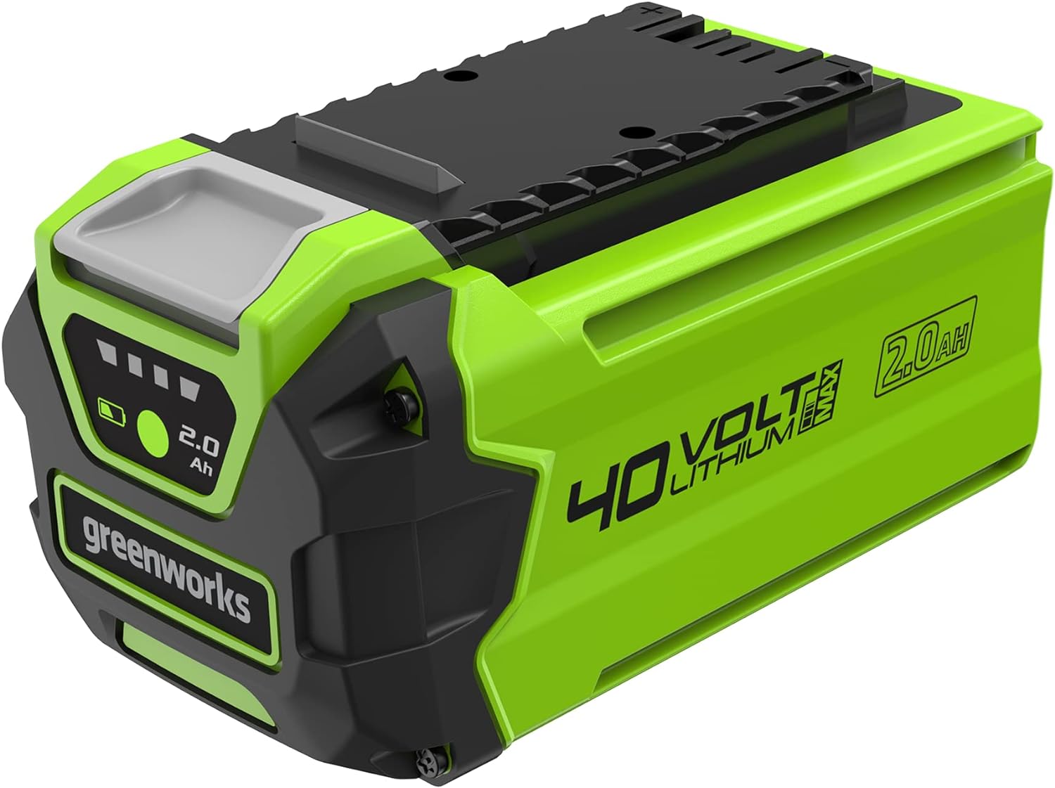 Greenworks 40V 2.0Ah Lithium-Ion Battery (Genuine Greenworks Battery \/ 75+ Compatible Tools)
