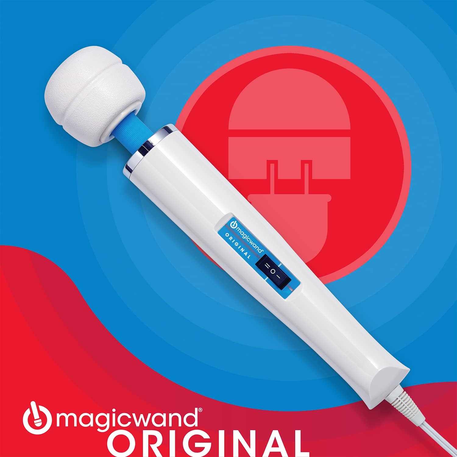 Authentic Magic Wand Massager Original HV-260 \u2013 Plug-in 2-Speed with Flexible Neck & Ultra-Powerful Motor for Deep, Rumbling, Muscle Relaxing Vibrations. 6-Foot Cord, 1-Year Warranty