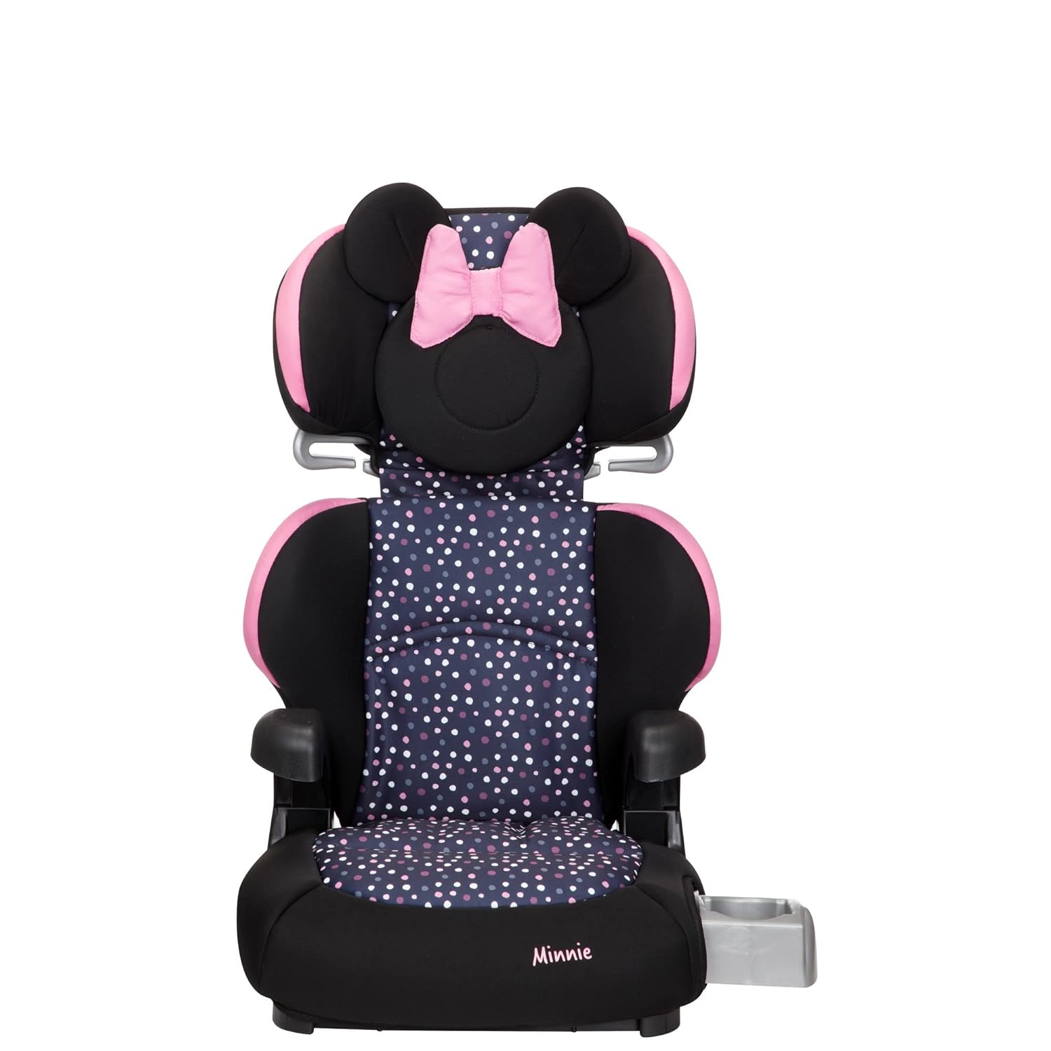 Disney Baby Pronto! Belt-Positioning Booster Car Seat, Belt-Positioning Booster: 40\u2013100 pounds, Minnie Dot Party