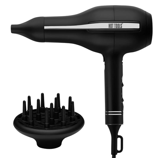 Hot Tools Pro Artist Black Gold 2000-Watt Ionic Hair Dryer | Ultra Powerful Airflow