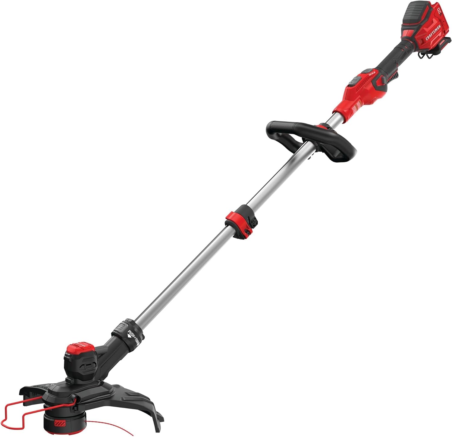 CRAFTSMAN 20V Cordless String Trimmer and Lawn Edger, Tool Only (CMCST910B)