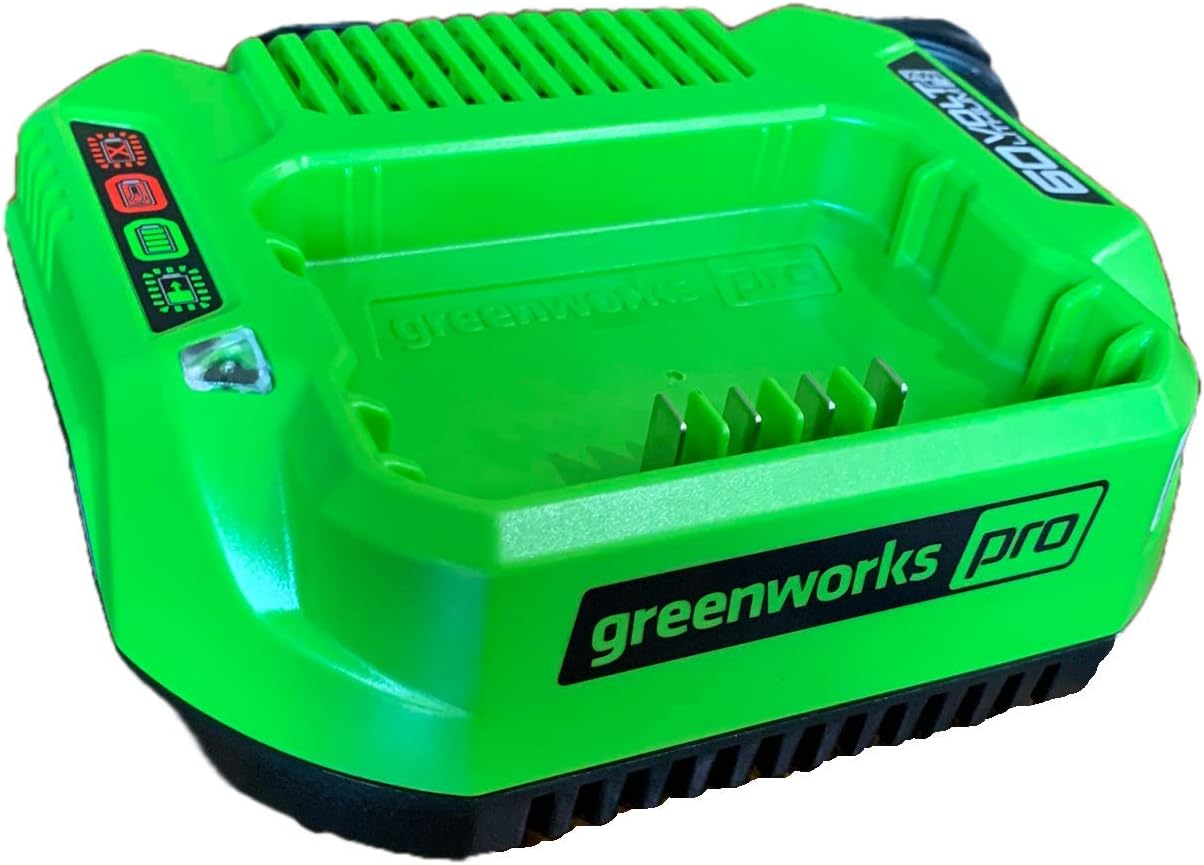 Greenworks Pro 60-Volt GEN2 Lithium Ion (Li-ion) Cordless Power Equipment Battery Charger