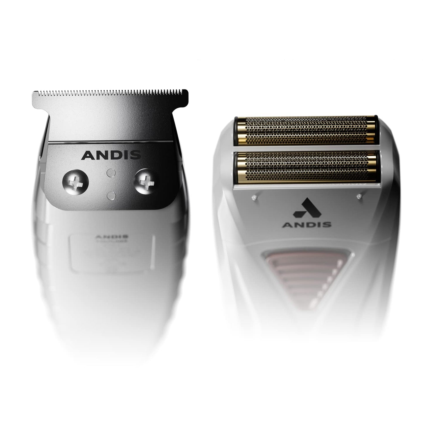 Andis 17270 Finishing Combo T-Outliner Trimmer & Pro Foil Lithium Titanium Foil Shaver - Professional Finishing Hair Clippers and Trimmer Kit for Men