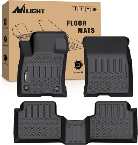 Nilight TPE Floor Mats for Ford Bronco Sport 4-Door 2021 2022 2023 2024, All Weather Custom Fit Heavy Duty Floor Liners
