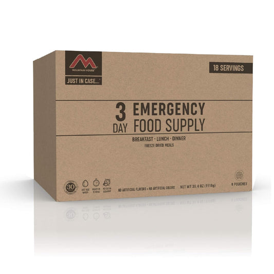 Mountain House 3-Day Emergency Food Supply | Freeze Dried Survival & Emergency Food | 18 Servings
