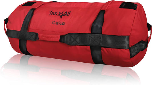 Yes4All Workout Sand Bags for Weight - Heavy Duty Sandbag for Fitness, Conditioning Up to 200LBS, Lifting Sand Bag - Multiple Colors & Sizes