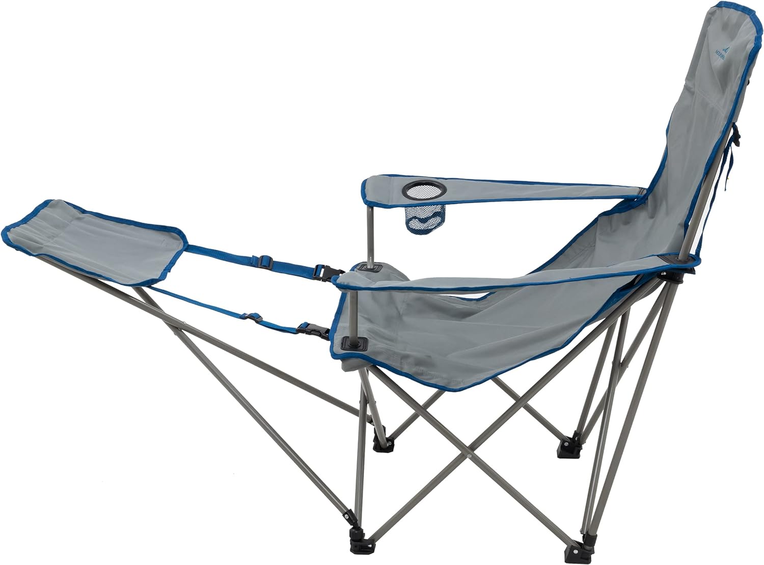 ALPS Mountaineering Escape Lounge Camping Chairs for Adults with Footrest and Adjustable Armrests, Sturdy Steel Frame, Compact Foldable Design, and Carry Bag
