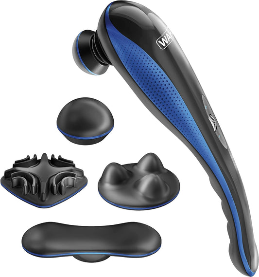 Wahl Lithium Ion Deep Tissue Long Handled Cordless Percussion Therapeutic Handheld Massager for Muscle, Back, Neck, Shoulder, Full Body Pain Relief \u2013 Use at Home, Car, Office, Or Travel \u2013 Model 4232