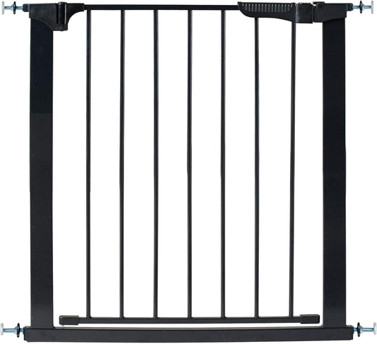 KidCo Gateway Baby Pressure Gate - No Tools or Wall Cups Required - Auto Close Magnet-Lock & Stay Open Safety Gate - G1101, Black