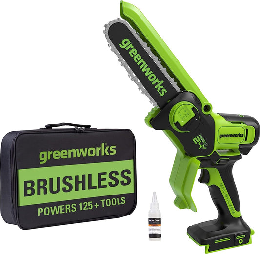 Greenworks 24V 6\u201D Brushless Pruning Saw, Tool Only