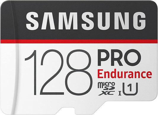 SAMSUNG 100% Original PRO Endurance Class 10 Micro SD Card Flash Microsd Memory Card SD/TF Cards 128GB U1 4K with Card Adapter and Card Reader