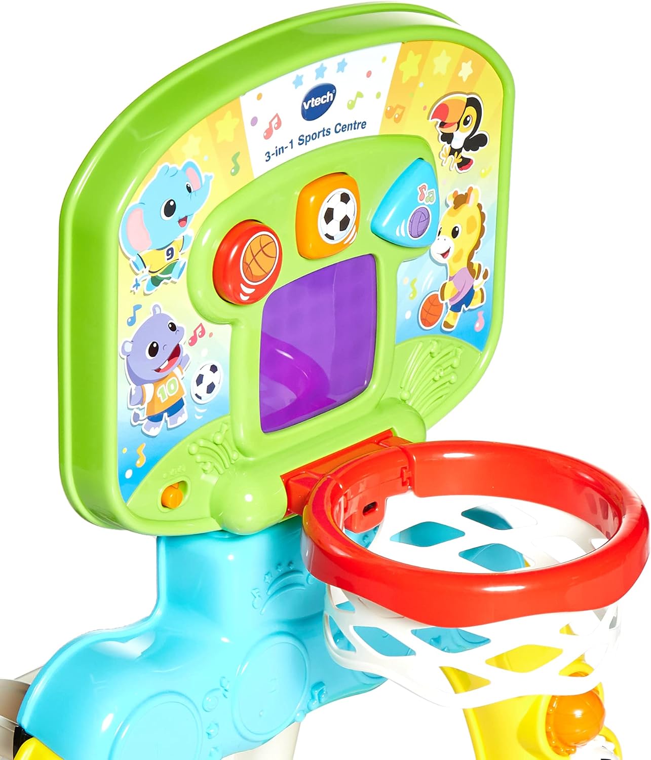 VTech 3-in-1 Sports Centre, Baby Interactive Toy with Colours and Sounds, Educational Games for Kids, Learning Toys with Role-Play, Suitable for Baby Boys and Girls from 12 to 36 Months (Yellow\/Blue)