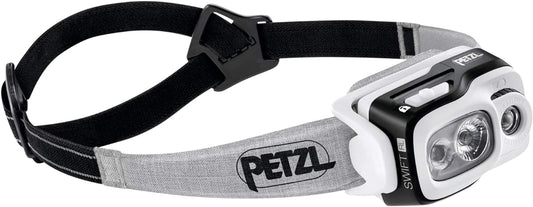 PETZL, Swift RL Rechargeable Headlamp with 900 Lumens & Automatic Brightness Adjustment, Black