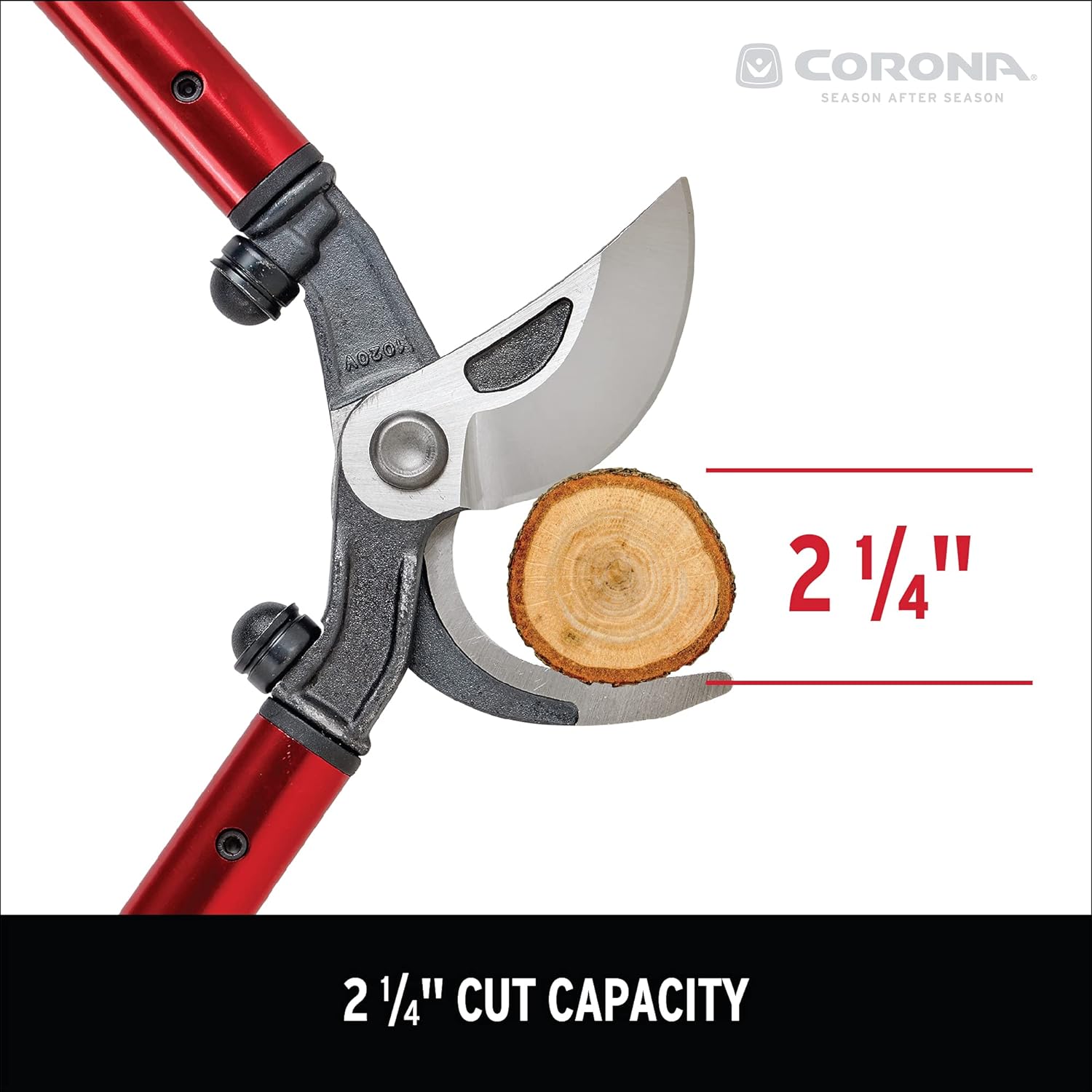 Corona Tools | 26-inch Branch Cutter MAXFORGED Orchard Loppers | Tree Trimmer Cuts Branches up to 2 ¼-inches in Diameter | AL 8442 Red