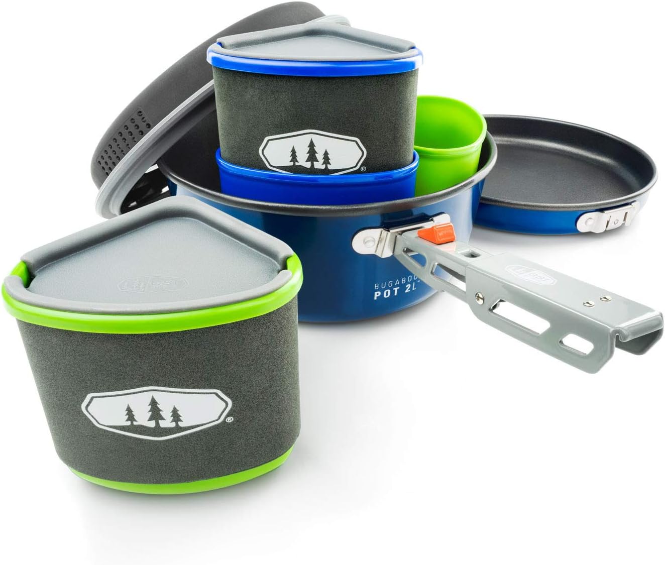 GSI Outdoors, Bugaboo Backpacker, Nesting Cook Set, Superior Backcountry Cookware Since 1985