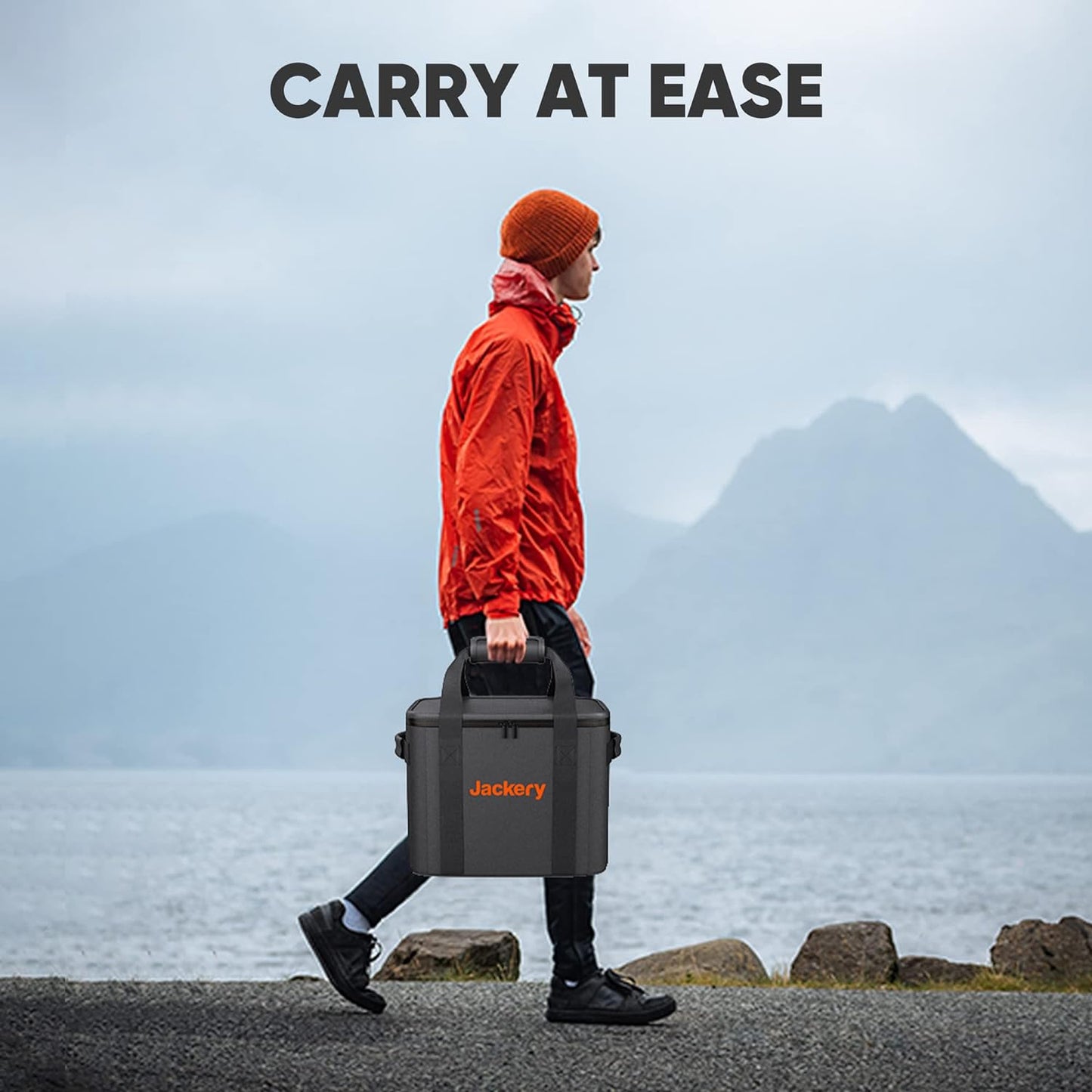 Jackery Carrying Case Bag (M Size) for Explorer 1000 \/ 1000Pro Portable Power Station - Black (Power Station Not Included)