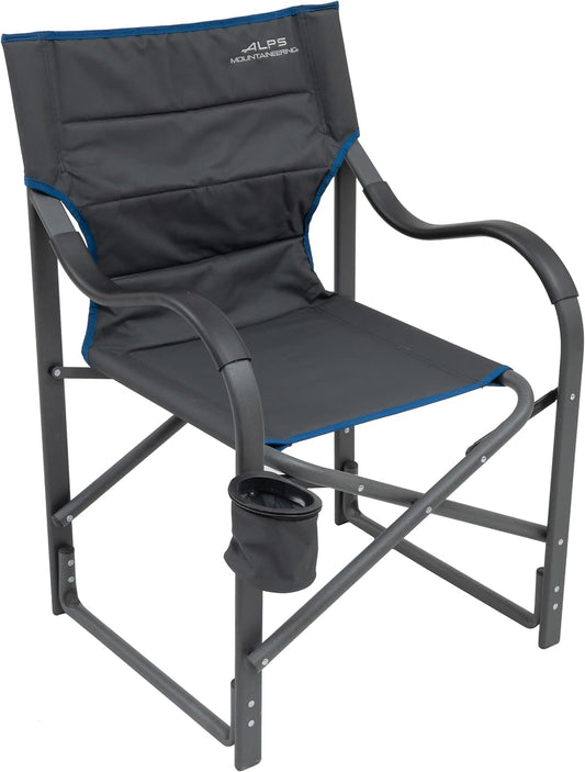 ALPS Mountaineering Camp Chairs for Adults - Comfortable Padded Polyester Fabric Over Sturdy Wide Aluminum\/Steel Frame with Tall Back, Folds Flat