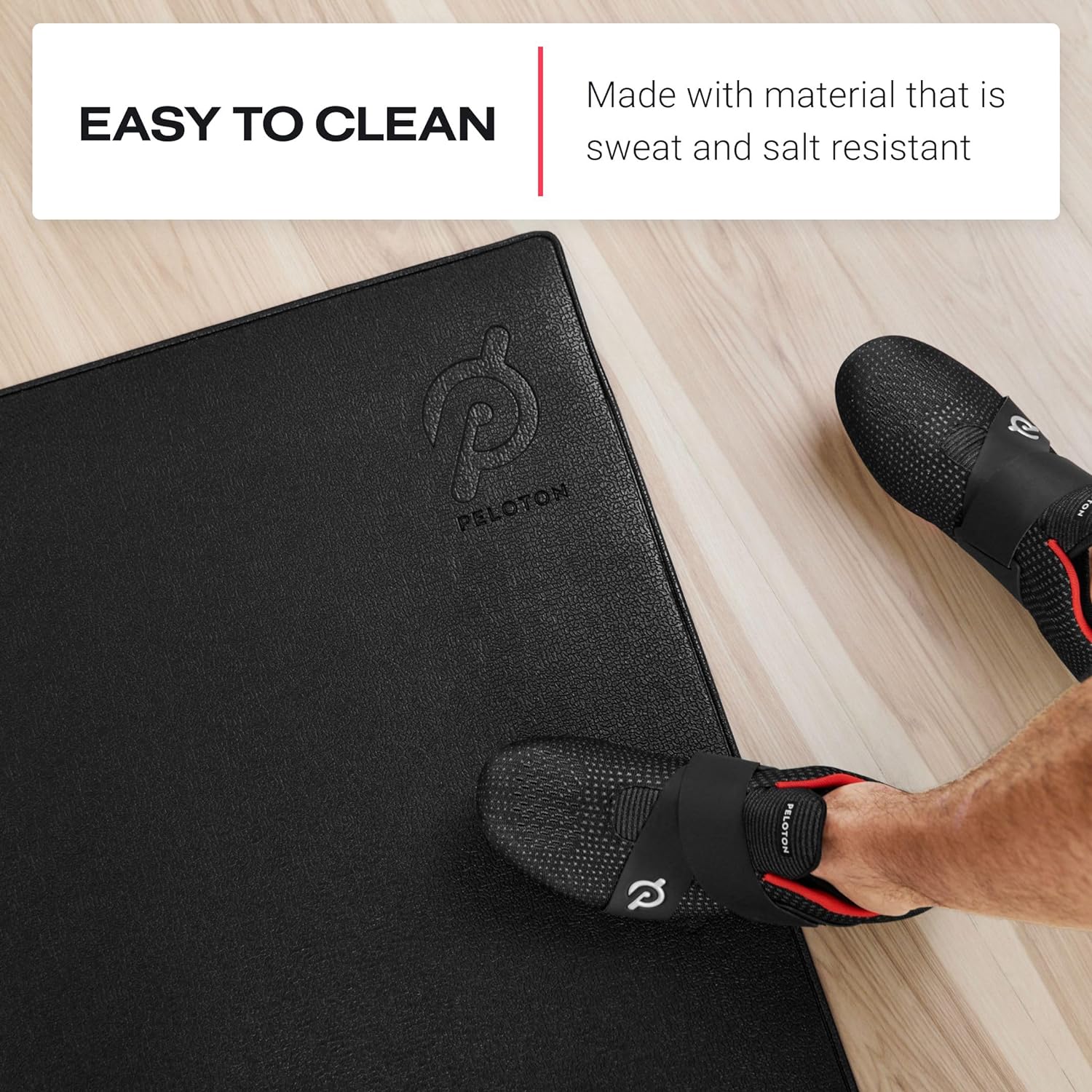 Peloton Bike Mat | 72” x 36” with 4 mm Thickness, Compatible with Peloton Bike or Bike+, Black