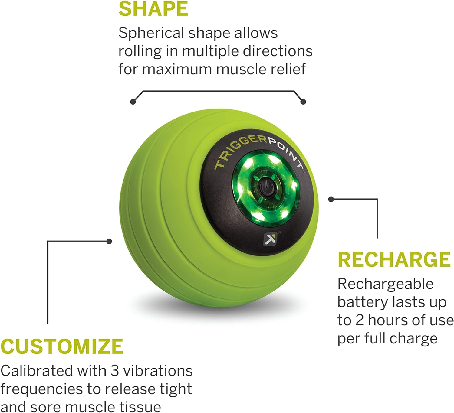 Trigger Point Performance TriggerPoint MB Vibe 3-Speed Vibrating Massage Ball