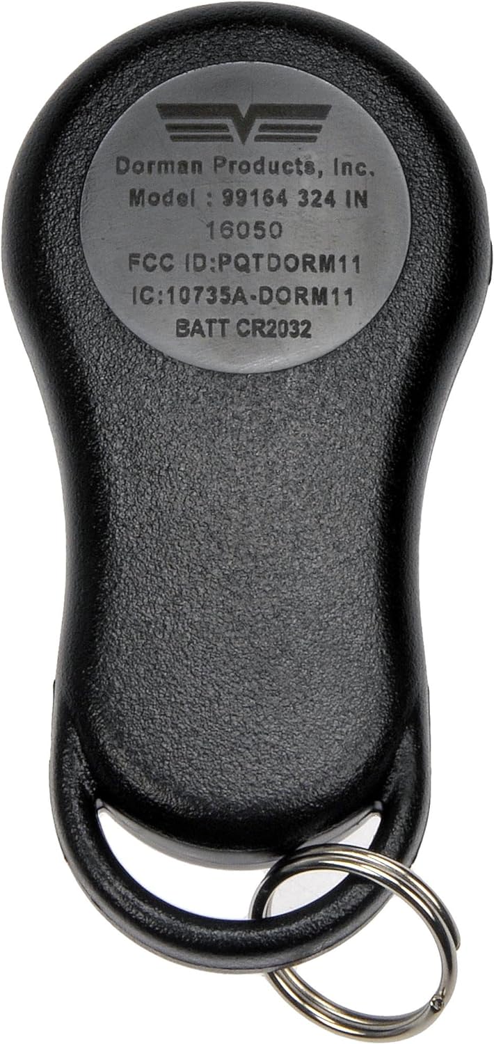 Dorman 99164 Keyless Entry Remote 3 Button Compatible with Select Chrysler / Dodge / Plymouth Models (OE FIX)