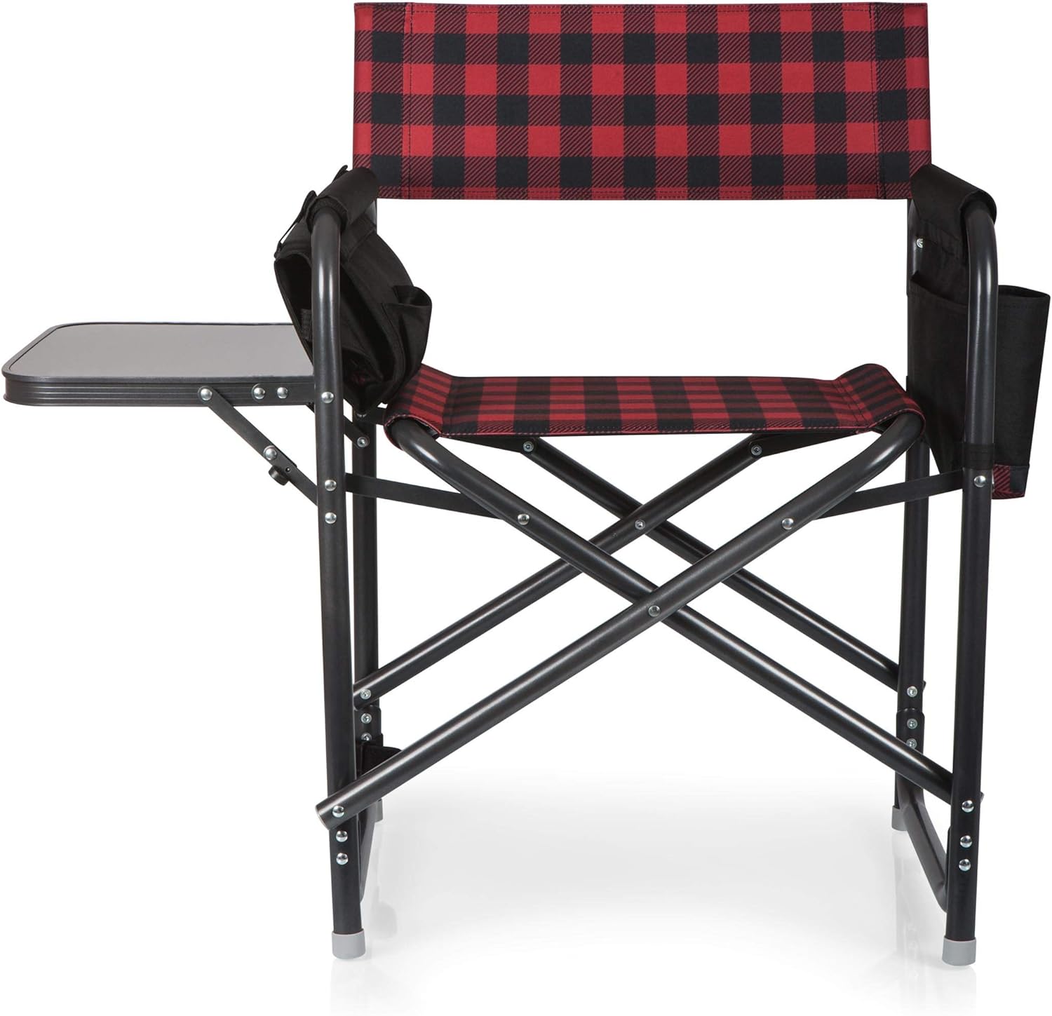ONIVA - a Picnic Time brand Outdoor Directors Chair with Side Table - Beach Chair for Adults - Camping Chair with Table