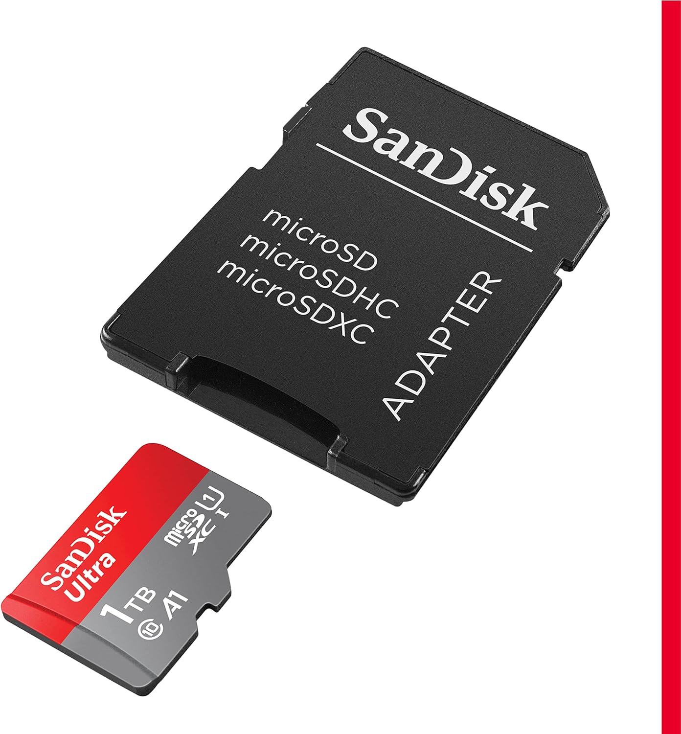[Older Version] SanDisk 1TB Ultra microSDXC UHS-I Memory Card with Adapter - 120MB\/s, C10, U1, Full HD, A1, Micro SD Card - SDSQUA4-1T00-GN6MA