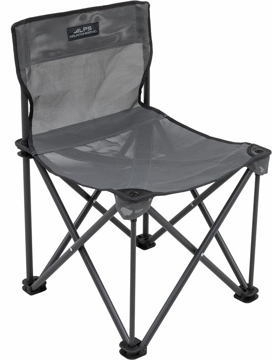 ALPS Mountaineering Adventure Folding Camping Chairs - Durable Mesh Fabric Over Powder Coated Aluminum with Simple Compact Design and Shoulder Carry Bag