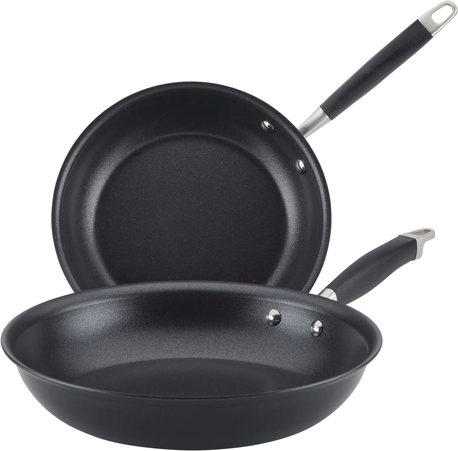 Anolon Advanced Home Hard Anodized Nonstick Frying Pan\/Skillet, 12.75 Inch, Moonstone
