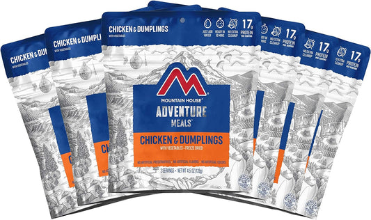 Mountain House Chicken & Dumplings | Freeze Dried Backpacking & Camping Food |6-Pack
