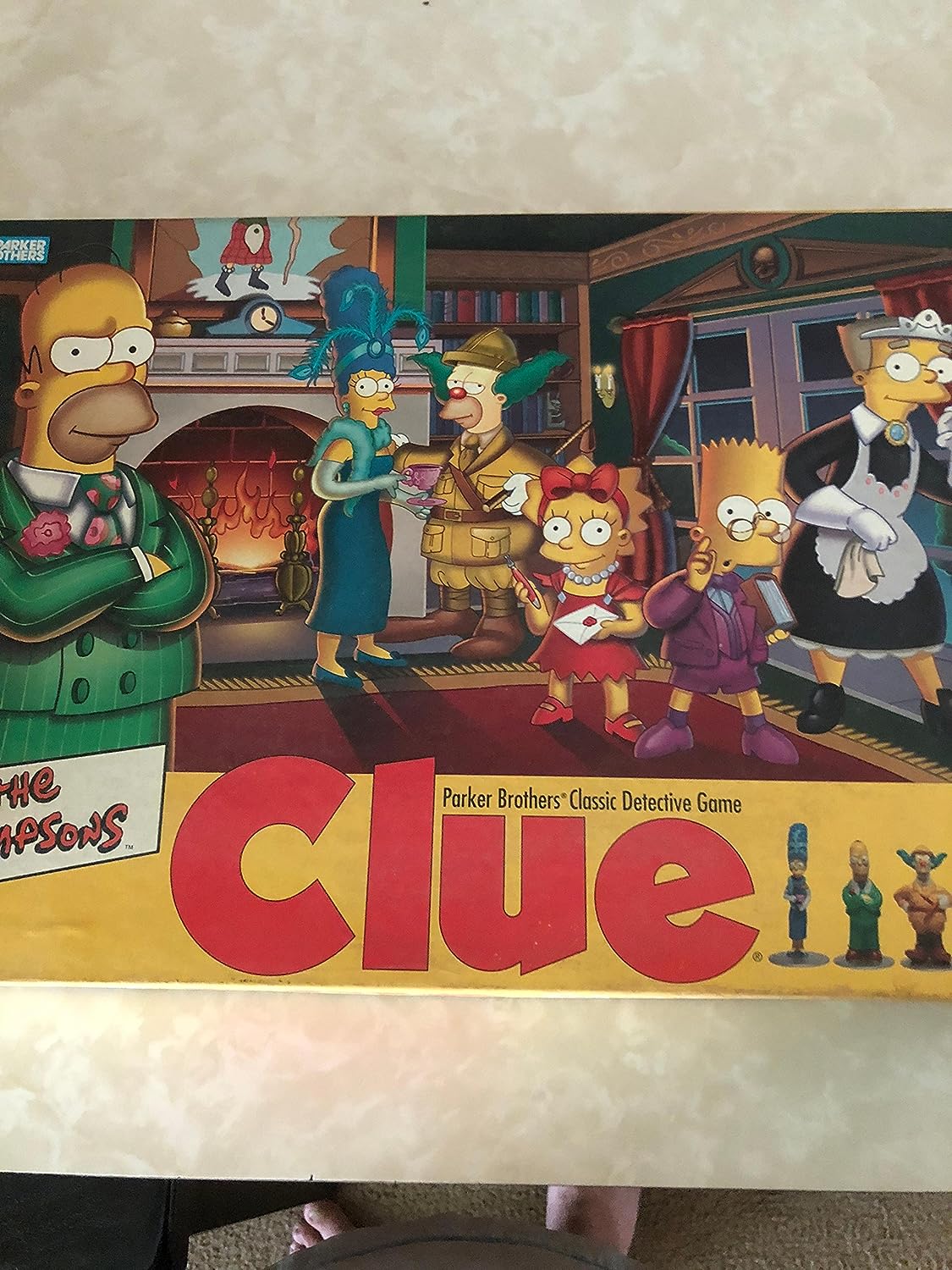 Simpsons Clue Detective Game