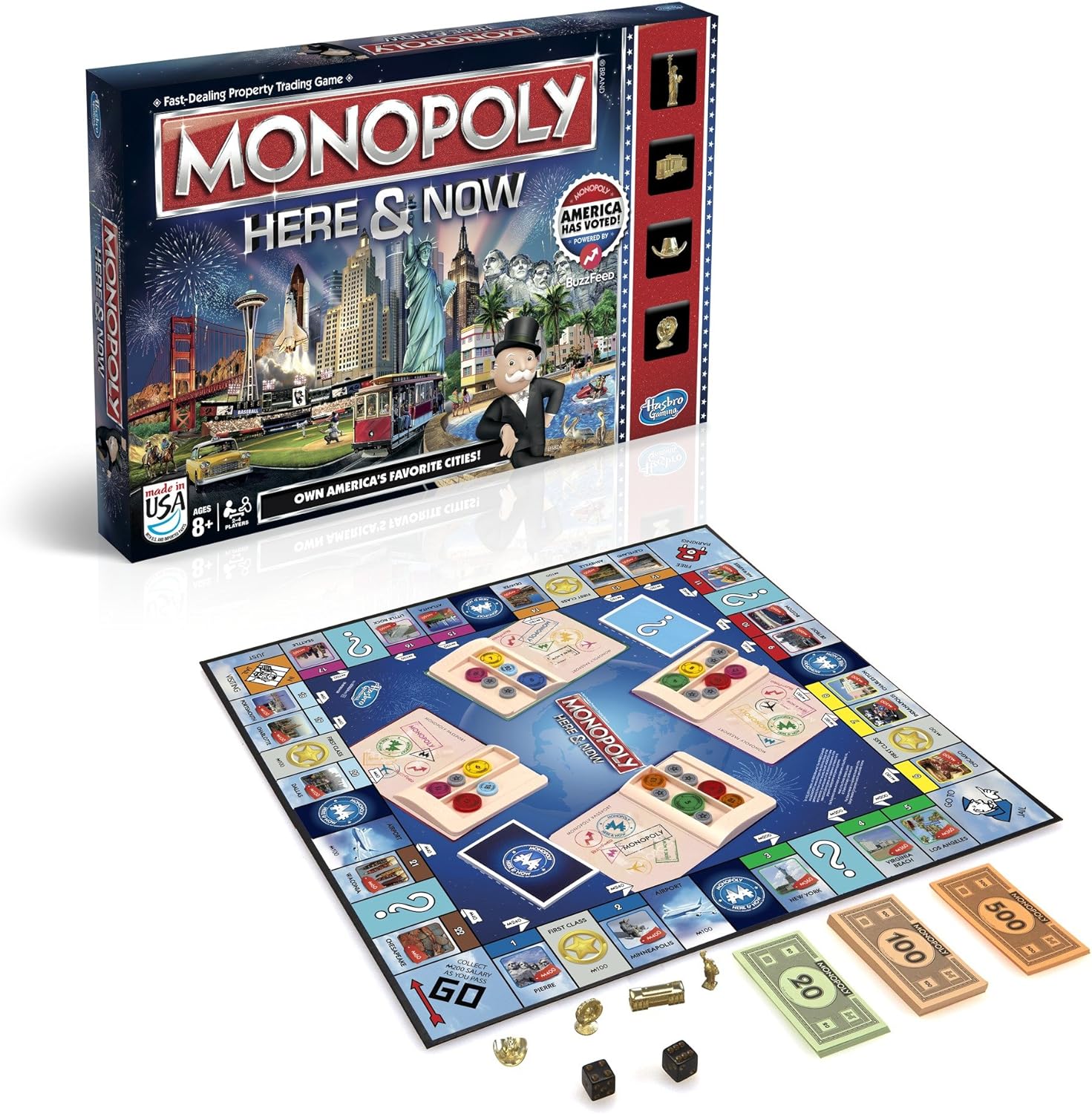 Monopoly Here & Now Game: US Edition