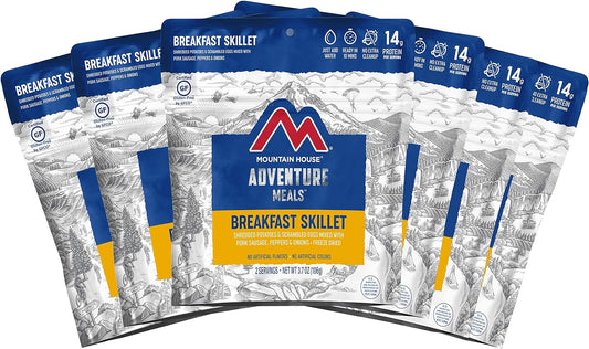 Mountain House Breakfast Skillet | Freeze Dried Backpacking & Camping Food | 6-Pack | Gluten-Free
